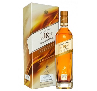 WHISKY ESCOCES JOHNNIE WALKER 18 AÑOS 750 ML