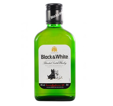 WHISKY ESCOCES BLACK &amp; WHITE 200 ML