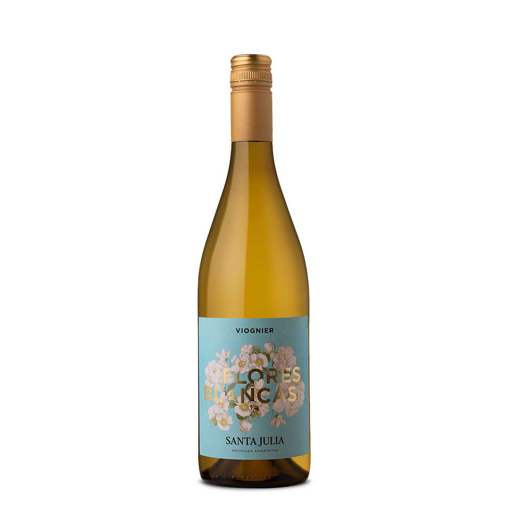 VINO SANTA JULIA FLORES BLANCAS VIOGNIER 750 ML